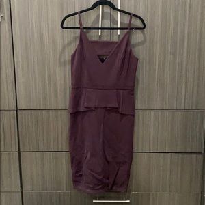 Merlot color dress